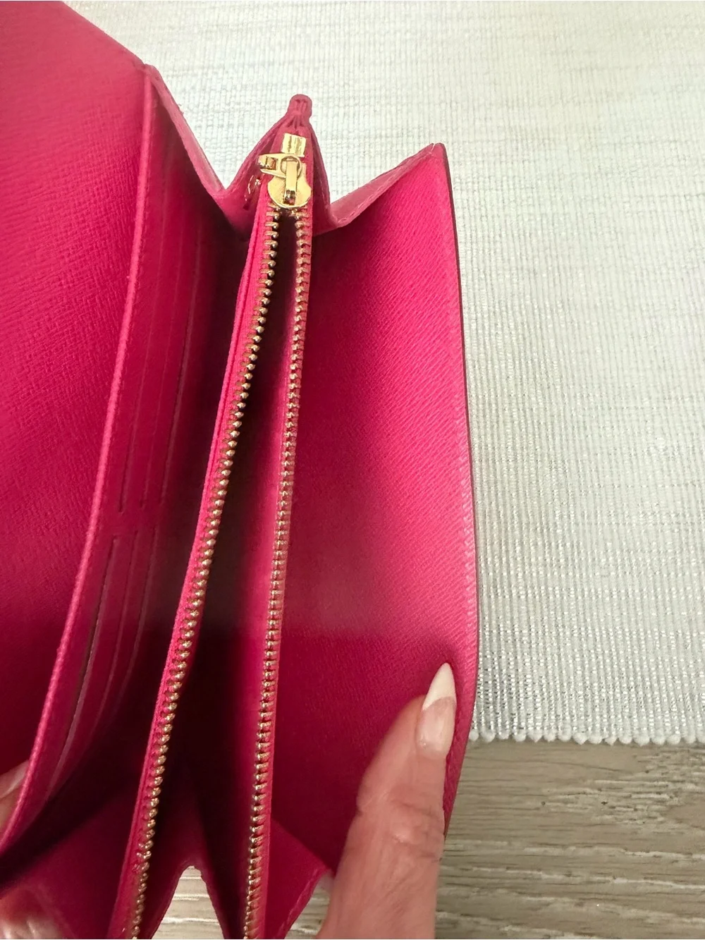 Louis Vuitton Black Multicolor Monogram Sarah Noeud Wallet with Bow leather Trim